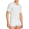 Liabel Maglietta Intima Uomo Lana Cotone 1-2 Pezzi Girocollo Maglia Intima Uomo Termica (XXL, 3 Pezzi Bianco Lana)
