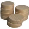 JOWE 30 pz inserti in abete rosso diam. 50 mm - dischetti in legno con smusso