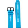 Garmin Cinturino Originale serie fēnix 5, 6, 7, Instinct, Instinct 2, Epix (Gen 2), Forerunner 935, 945, 955, quatix 5, 6, 7 e MARQ, 22mm, QuickFit, Silicone, Cyan Blue