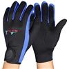 Tangxi Guanti 3 colori da 1,5 mm, guanti in neoprene a doppia fodera impermeabili per immersioni, snorkeling, kayak, surf e altri sport acquatici per uomini e donne(Nero Blu M)