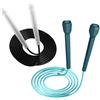 Yicoovey Rope regolabile da 2,8 m, in PVC per adulti fitness per ragazzi e ragazze, corda leggera per skipping rope, professionale speed skipping rope, manico antiscivolo in ABS