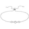 Tamaris Bracciale TJ-0606-B-22 in argento 925, 22 cm, Argento, Zirconia cubica