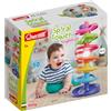 Quercetti Spiral Tower Brightball, Pista Biglie per Bambini, Gioco educativo 1 Anno+ con Biglie Colorate e Luminose, Stimola Motricità Fine e Coordinazione, Giochi Bambini 1 Anno