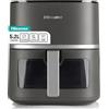 Hisense HAF1600D - 10 programmi automatici, temperatura 40-200°C, 5,2L, potenza massima 1600W, display LED e comandi touch, finestra