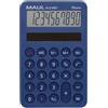 MAUL Calcolatrice Eco MD 1 | Calcolatrice solare con 10 cifre e 5 funzioni | Calcolatrice in 60% plastica riciclata | Calcolatrice da tavolo per ufficio, scuola | Angelo blu/uz116 | Blu