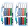 PAPER MATE Papermate Pennarelli per Lavagna Quasi Inodore, Punta Fine, Colori Assortiti, 4 Pezzi (Confezione da 2)
