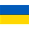 GOOGIT Bandiera Ucraina 90 x 150 cm con 2 Occhielli in Metallo Tessuto Resistente allo Sbandieramento e Intemperie (Ucraina)