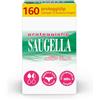Saugella Assorbenti Cotton Touch Salvaslip, 160 Proteggislip, Sottili, Azione Antibatterica, Antiodore e Lenitiva