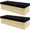 HDGSAFD 2 gomme da lavagna, con manico in legno, spesse gomme per la pulizia della lavagna bianca, gomme silenziose e prive di polvere, materiale scolastico