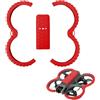 CERFFOOL Protezione per elica e custodia posteriore per drone DJI Avata 2, protezione posteriore per drone, protezione paraurti e lama per paraurti anti-urto, antigraffio, accessori per droni (rosso)