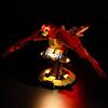 GEAMENT Set di Luci Compatibile Con LEGO Harry Potter Fawkes (Fawkes, Dumbledore's Phoenix) - Kit Di Illuminazione per 76394 (Modello di mattoncini non incluso)