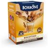 Caffè Borbone Biscottino - 16 Capsule - Compatibili con macchine ad uso domestico Lavazza®* A Modo Mio®*
