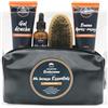 French Tendance Astuccio Barba Uomo Essenziale - Kit completo Gel Doccia, Olio per Barba, Spazzola da Barba, Balsamo Dopobarba - Cura viso uomo - Fragranza Freschezza Sport - Manutenzione Barba, French Trendy