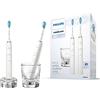 Philips Hx9914/55 Sonicare Diamond Clean 9000 Set di 2 spazzolini da denti ricaricabili, 4 modalità, 3 intensità, bianco