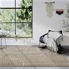 Elle Decor ation Tappeto a pelo lungo Chappe moderno per soggiorno e camera da letto, colore beige, 160 x 235 cm