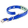 Ferplast Collare Cane Daytona Fantasy, Collare per Cani Taglia Media, Collare in Nylon, Imbottito, Regolabile 35-43 cm con Fibbia in Metallo, Blu/Fantasia