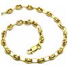 PEGASO GIOIELLI Bracciale da Uomo in Oro Giallo 18kt (750) Braccialetto Maglia Marina Marinara Cm 20