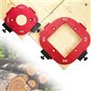 Fouvin 2 stencil per fresatura, 4 in 1, dispositivo rapido per lavorazione del legno R10 R15 R20 R25 R30 R35 R40 R50, Radius Jig Router Stencil angolare, accessorio fresatrice a denti