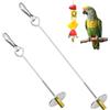 UTXN 2 Pezzi Spiedino per Uccelli Spiedino per Pappagalli Mangiatoia per Pollo e Verdure Spiedino per Frutta Portafrutta per Uccelli Spiedino per Verdure Frutta Cibo per Foraggiamento(Argento)