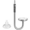 DONGKER Diffusore CO2 per Acquario, Atomizzatore di CO2 per Piante Acquari in Acciaio Inossidabile con Valvola di Ritegno e Ventosa per Tubo da Diametro Interno di 4 mm/Diametro Esterno di 6 mm
