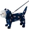BT Bear Impermeabile per cani di piccola taglia con scarpe da pioggia, copertura completa, impermeabile, riflettente, per cuccioli di piccola taglia, blu scuro, XXL