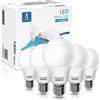Aigostar Lampadine LED E27 15W (equivalenti a 99W), Luce Fredda 6500K, 1500 Lumen, A60 LED Lampadina Super Luminosa, Pacco da 5