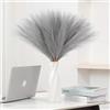 VIDSTW 30 Pezzi Pampas Decorative, 55 cm Erba di Pampa Fiori Secchi Decorativi Piume Decorative Fiori Secchi Decorativi Decorazioni Casa per Vaso, per Decorazioni Matrimonio (Grigio Chiaro)