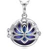 EUDORA Harmony Ball Collana Angeli Gravidanza Ciondolo Chiama Angeli Loto Donna con Bola Messicana Maternita per Mamma e Bambino Regalo Originale Bel Gioielli, 76 cm e 114 cm