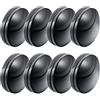 Jetec Pesi Magnetici per Tende da Doccia Calamite per Tendaggi da Esterno Fermatenda per Drappeggi Pesetti Pendenti con Magneti per Tovaglia Tendine Finestra per Evitare di Soffiare (Nero, 8 Set)