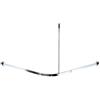 Ridder 525000-350 - Struttura angolare per tenda doccia, 90 x 90 x 90 cm, in alluminio lucidato