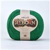 Hello Yarn Reborn - Gomitolo di cotone riciclato - verde Kelly - 200 g DK filato per uncinetto/maglia