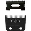 Stylecraft Lama Fade Black Diamond Carbon DLC + Lama Shallow per Tagliacapelli, Lama di Ricambio per Clipper, Accessorio originale, Compatibile con Gamma+ e Stylecraft