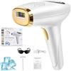JAOSY 3 In 1 Epilatore Luce Pulsata, IPL Epilazione Laser Donna, 3 Funzioni HR/SC/RA, 999.900 Flash, Epilatore Luce Pulsata di Ghiaccio, Epilazione A Casa per Viso/Schiena/Bikini/Corpo