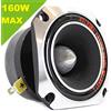 SHARD-LAB SUPER TWEETER TITANIO 160W MAX COMPRESSIONE 104dB ACUTO DRIVER RICAMBIO CASSE ACUSTICHE O PER IMPIANTI SPL AUTO