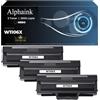 alphaink 3Toner Compatibile (CON CHIP) per HP 106A 106X W1106A W1106X per Laser 107a 107r 107w per MFP 135a 135r 135w 135wg 137fnw 137fwg Versione MAGGIORATA 2.000 Copie (3 Nero, Con Chip)