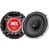MTX TX665C Altoparlanti coassiali a 2 vie da 16,5 cm 90 W RMS 4O telaio in alluminio bobina tweeter al neodimio con cupola in seta TSV TIL