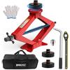 IMAYCC 2.5T Cric Auto per Tesla Model Y Model 3/Y/S/X, 2500KG Cric a Forbice con Accessori di 2 Tampone in Gomma Tesla, Maniglia a Cricchetto e Chiaveecc, Kit Emergenza Auto Per Auto