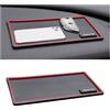 Adunsiaoto Tappetino Antiscivolo Dell'automobile, Tappetino Universale Multifunzionale per Cruscotto, Cuscini Automobile Antiscivolo Cruscotto Dell'auto Resistente Accessori(Texture Fibra Carbonio)