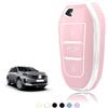 TOOMUME Cover Chiave TPU, Custodia Chiave Adatto per Peugeot 208 308 508 2008 3008 5008 Rifter Citroen C3 Arricross C4 Picasso DS3 DS4 Berlingo, Copri Chiavi Guscio Chiave Auto Telecomando - Smart Key