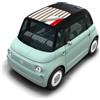 AMI-GO.CLUB Parasole Topo Top 01 compatibile per Fiat TOPOLINO, Sunshade in Vinile, Parasole