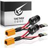 TECTICO T10 LED indicatori di direzione Decoder Canbus anti sfarfallio senza errori anti sfarfallio compatibile con Audi VW, 2 pezzi