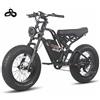 Fafrees F20 Ultra Bici Elettrica E-Bike, Batteria 48V 25Ah, Città Elettrici da 20 * 5.0 Pollici, Motore Fatbike, Autonomia Mountain Bike Fino a 80-140 km (Nero)