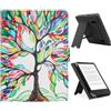 HoYiXi Custodia Universale per 6.8,7 eReader Compatibile Kindle Paperwhite/Kobo/PocketBook/Tolino/Sony E-Book Reader Cover Case for 6-7'' E-Book Reader con Stand,Albero