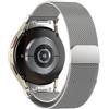 Wowstrap Cinturino per Samsung Galaxy Watch 4/5/6/7 40 mm 44 mm/Watch 6 Classic 47 mm 43 mm/Watch 4 Classic 46 mm 42 mm/5 Pro 45 mm/FE 40 mm, Cinturini in Metallo Milanese per Samsung Watch 6 5 4,Argento