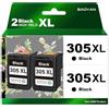 BAOYAN 305XL 305 XL Cartucce Sostituzione per HP 305XL 305 XL per HP DeskJet 2700 2710 2720 DeskJet Plus 4110 4120 Envy 6010 6020 6032 Envy Pro 6400 6420 (2 Nero, 2 Pack)
