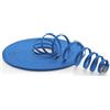 1aTTack.de 0,25m - Cat6 piatto cavo di rete blu - 1 pezzo 1000 Mbit/s Gigabit LAN cavo di rete Flat Slim cavi Patch cavi di installazione