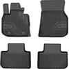 IMJ-Global Tappetini per auto No.77 compatibile con BMW X3 G01 2017 in poi/BMW X4 G02 2018- su misura in gomma | Set di tappetini premium | Materiale TPE durevole | Bordini più alti
