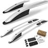 CHROMEMASTER | Barre da Tetto, Rail Tetto Compatibile con Fiat Panda Hatchback 2012+; Sono Utilizzate per il Montaggio di Portapacchi, Box da Tetto o Portabiciclette | Costruzione in Alluminio