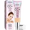 Nurvidis CC Cream, Crema Corretrice Del Colore, Crema Viso Colorata Spf 50+, Fondotinta CC Cream, Pre Make Up Cream-Primer, Nasconde Naturalmente Le Imperfezioni, Ripara E Sbianca La Pelle -Medium