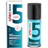 syNeo 5 MAN Deodorante antitraspirante roll-on - Efficacia 5 giorni - Protezione forte contro sudorazione e odori - Per ascelle - Senza profumo - Dermatologicamente testato - Per uomo - 50 ml